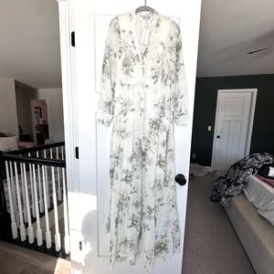 Lizette Maxi Dress | Sage Print S | NWT